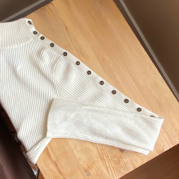 Dex Button Detail Turtleneck Sweater - Picture 7 of 8